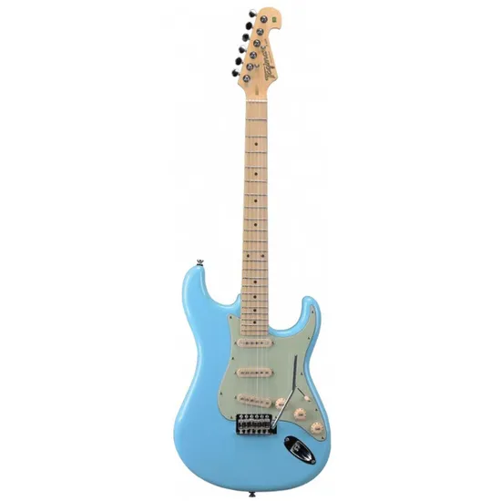 Guitarra TAGIMA T635 Azul Pastel por 0,00 à vista no boleto/pix ou parcele em até 1x sem juros. Compre na loja Mundomax!