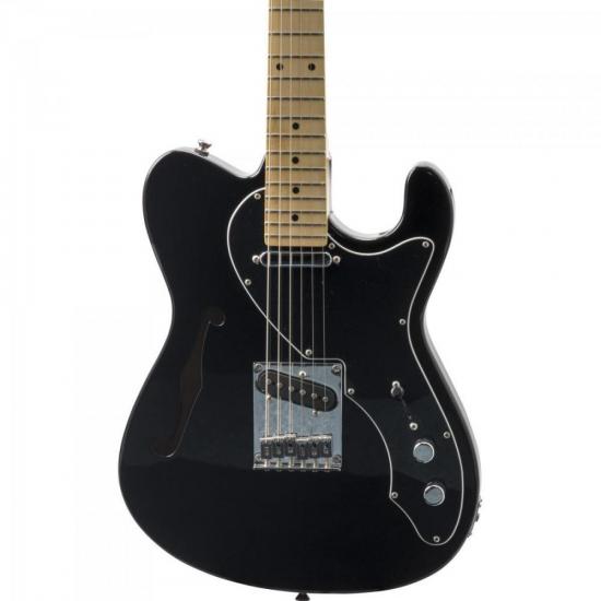 Guitarra TAGIMA Tele Semiacústica T-484 BRASIL Preto por 0,00 à vista no boleto/pix ou parcele em até 1x sem juros. Compre na loja Mundomax!