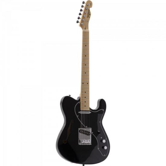 Guitarra TAGIMA Tele Semiacústica T-484 BRASIL Preto por 0,00 à vista no boleto/pix ou parcele em até 1x sem juros. Compre na loja Mundomax!