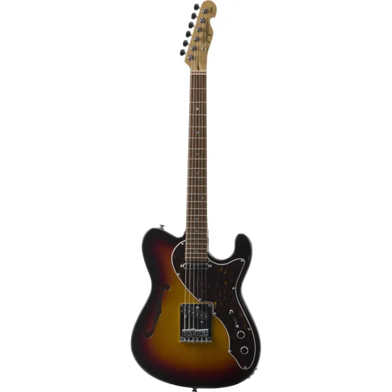 Guitarra TAGIMA Tele Semiacústica T-484 BRASIL Sunburst por 0,00 à vista no boleto/pix ou parcele em até 1x sem juros. Compre na loja Mundomax!