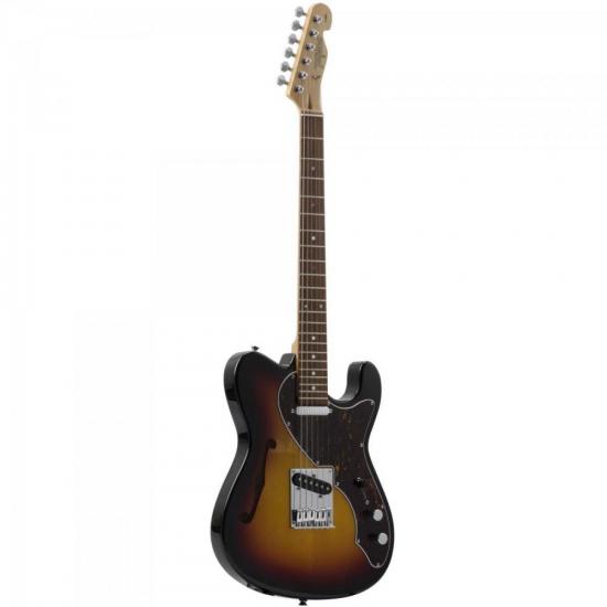 Guitarra TAGIMA Tele Semiacústica T-484 BRASIL Sunburst por 0,00 à vista no boleto/pix ou parcele em até 1x sem juros. Compre na loja Mundomax!