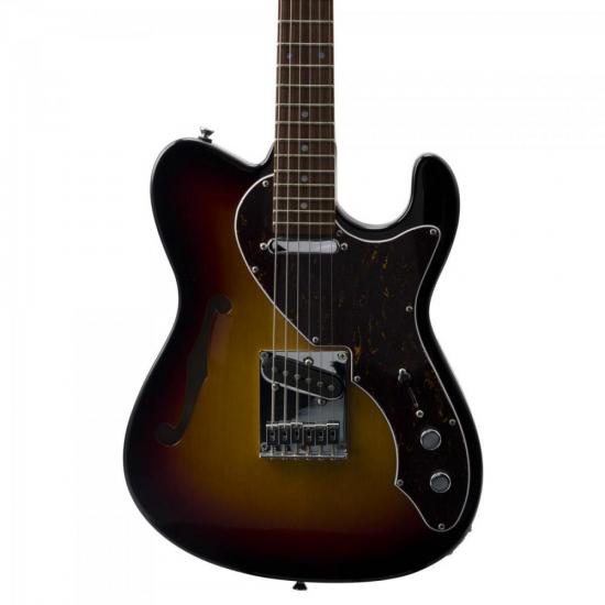 Guitarra TAGIMA Tele Semiacústica T-484 BRASIL Sunburst por 0,00 à vista no boleto/pix ou parcele em até 1x sem juros. Compre na loja Mundomax!