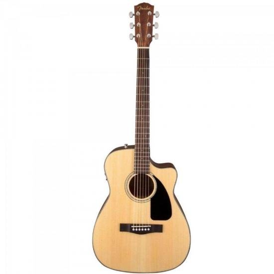 Violão FENDER Eletroacústico Folk Aço CF-60 Natural por 0,00 à vista no boleto/pix ou parcele em até 1x sem juros. Compre na loja Mundomax!
