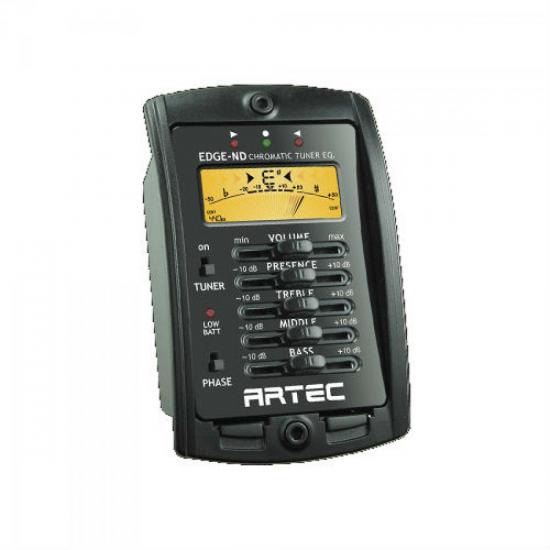 Pré Amplificador Para Violão EDGE-ND Preto ARTEC por 0,00 à vista no boleto/pix ou parcele em até 1x sem juros. Compre na loja Mundomax!
