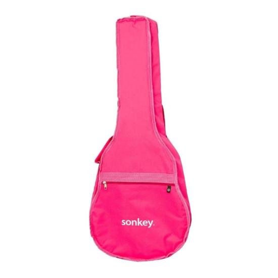 Capa para Violão SONKEY Class NY600 Extra Rosa por 0,00 à vista no boleto/pix ou parcele em até 1x sem juros. Compre na loja Mundomax!