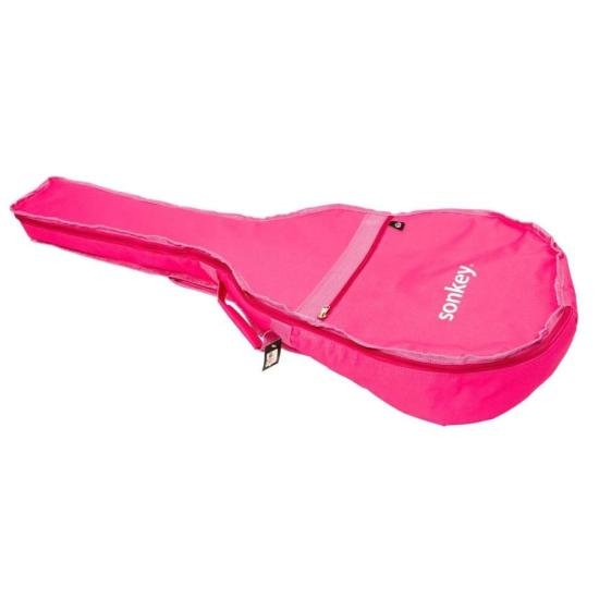 Capa para Violão SONKEY Class NY600 Extra Rosa por 0,00 à vista no boleto/pix ou parcele em até 1x sem juros. Compre na loja Mundomax!