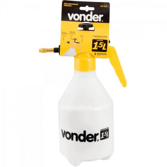 Pulverizador 1,5L PU015 Branco VONDER por 0,00 à vista no boleto/pix ou parcele em até 1x sem juros. Compre na loja Mundomax!