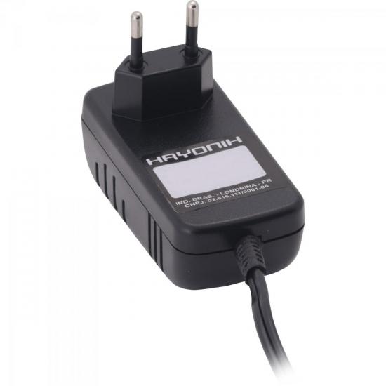 Fonte Chaveada HAYONIK FCTM9003I 9V / 3A 27W P4 2,1mm Centro Positivo por 0,00 à vista no boleto/pix ou parcele em até 1x sem juros. Compre na loja Mundomax!