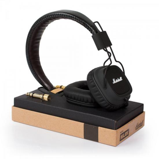 Fone de ouvido MAJOR Preto MARSHALL por 0,00 à vista no boleto/pix ou parcele em até 1x sem juros. Compre na loja Mundomax!