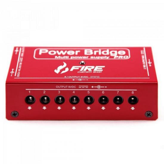 Fonte de Alimentação POWER BRIDGE PRO Vermelha FIRE por 0,00 à vista no boleto/pix ou parcele em até 1x sem juros. Compre na loja Mundomax!
