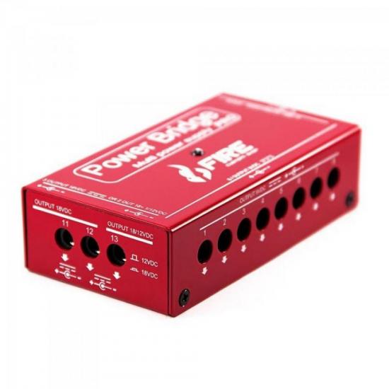 Fonte de Alimentação POWER BRIDGE PRO Vermelha FIRE por 0,00 à vista no boleto/pix ou parcele em até 1x sem juros. Compre na loja Mundomax!