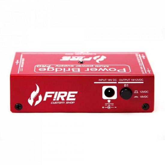 Fonte de Alimentação POWER BRIDGE PRO Vermelha FIRE por 0,00 à vista no boleto/pix ou parcele em até 1x sem juros. Compre na loja Mundomax!