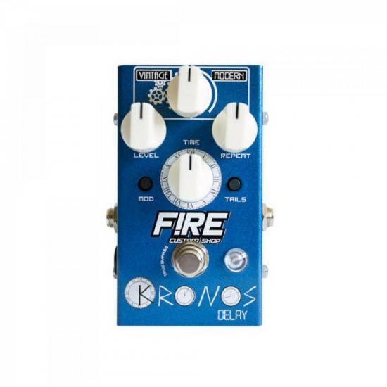 Pedal de Efeitos Delay KRONOS Azul FIRE por 0,00 à vista no boleto/pix ou parcele em até 1x sem juros. Compre na loja Mundomax!