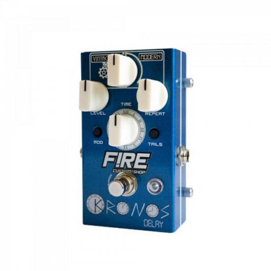 Pedal de Efeitos Delay KRONOS Azul FIRE por 0,00 à vista no boleto/pix ou parcele em até 1x sem juros. Compre na loja Mundomax!