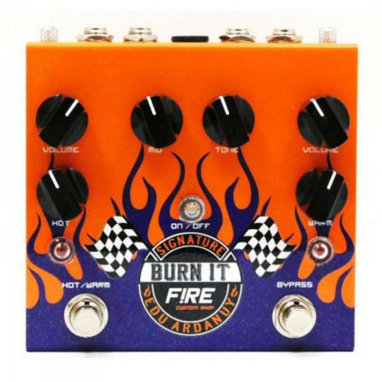 Pedal de Efeitos FIRE Edu Ardanuy Signature BURN IT Laranja/Roxo (57718)