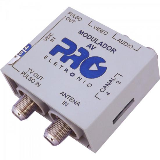 Modulador AV Canal 3/4 PQMO-2240 PROELETRONIC por 0,00 à vista no boleto/pix ou parcele em até 1x sem juros. Compre na loja Mundomax!