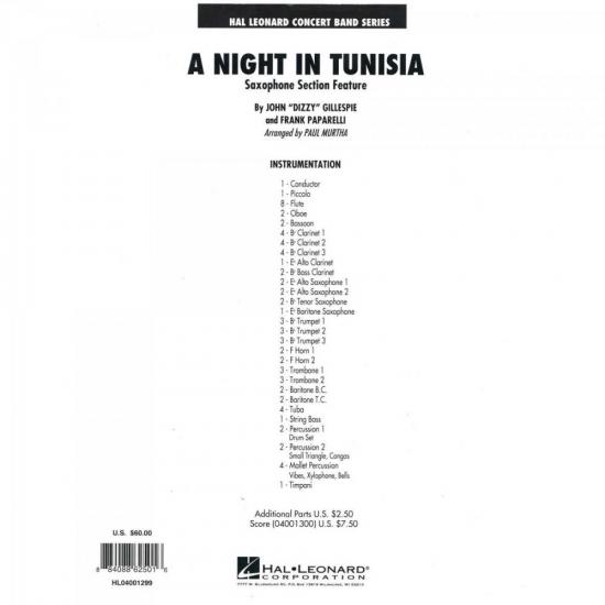 Grade de Partituras Método A NIGHT IN TUNISIA SAXOPHONE ESSENTIAL ELEMENTS por 0,00 à vista no boleto/pix ou parcele em até 1x sem juros. Compre na loja Mundomax!