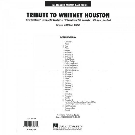 Grade de Partituras Tribute to Whitney Houston Score Parts ESSENTIAL ELEMENTS por 0,00 à vista no boleto/pix ou parcele em até 1x sem juros. Compre na loja Mundomax!
