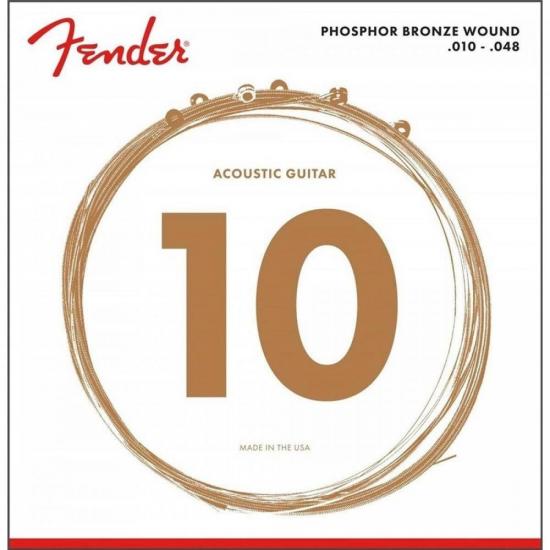 Encordoamento para Violão FENDER Aço .010 60XL Bronze Fosforoso por 75,00 à vista no boleto/pix ou parcele em até 3x sem juros. Compre na loja Mundomax!