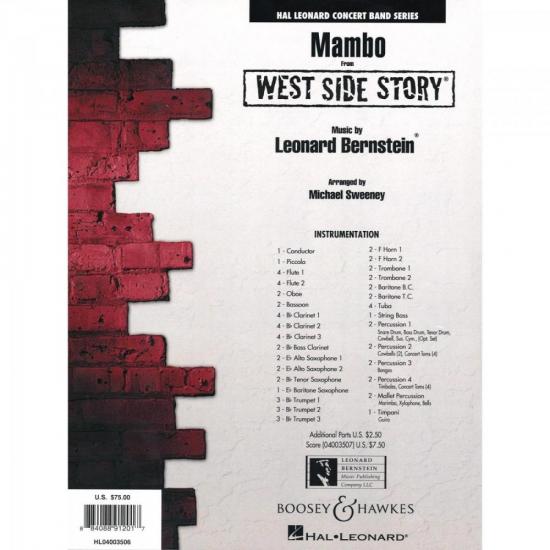 Grade de Partituras Mambo from West Side Story Score Parts ESSENTIAL ELEMENTS por 0,00 à vista no boleto/pix ou parcele em até 1x sem juros. Compre na loja Mundomax!