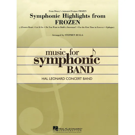Symphonic Highlig. ESSENTIAL ELEMENTS from Frozen Score Parts ELEMENTS por 498,90 à vista no boleto/pix ou parcele em até 10x sem juros. Compre na loja Mundomax!