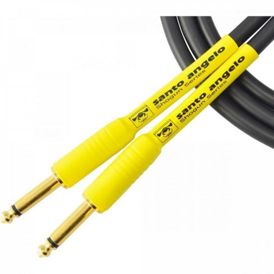 Cabo Para Instrumentos 4,57m Shogun Preto/Amarelo Santo Angelo por 119,00 à vista no boleto/pix ou parcele em até 4x sem juros. Compre na loja Mundomax!