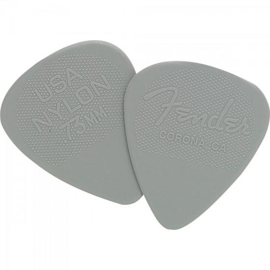 Palheta Fender Nylon Pick 0.73 Média Gray (57896)