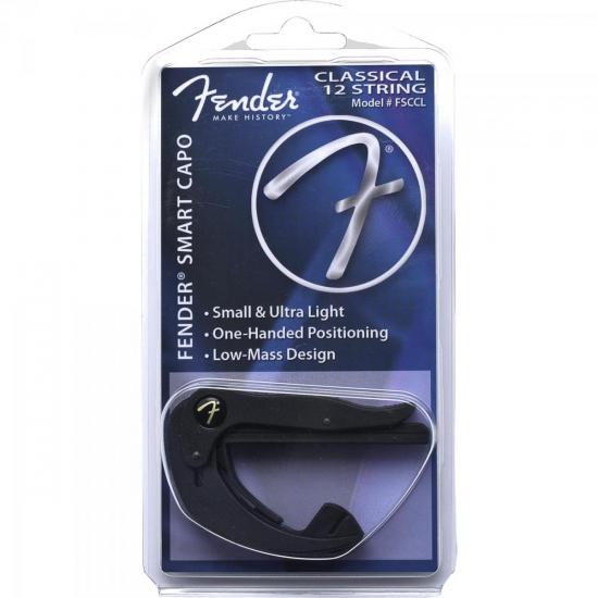 Braçadeira Capotraste SMART CAPO 12 CORDAS CLASSICAL Preta FENDER por 0,00 à vista no boleto/pix ou parcele em até 1x sem juros. Compre na loja Mundomax!