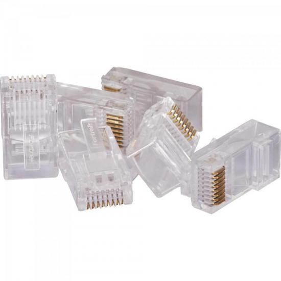 Conector Macho CAT5E RJ45-101 FORTREK por 2,90 à vista no boleto/pix ou parcele em até 1x sem juros. Compre na loja Mundomax!