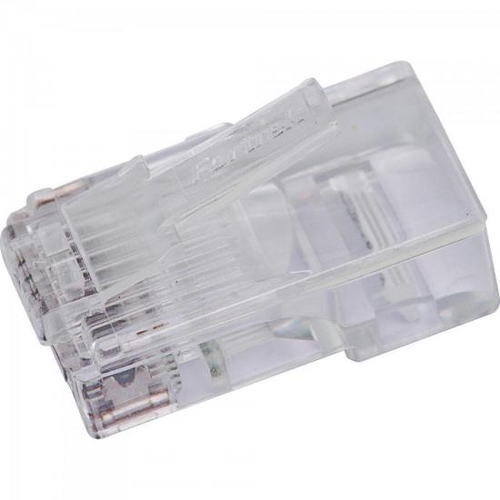 Conector Macho CAT5E RJ45-101 FORTREK por 2,90 à vista no boleto/pix ou parcele em até 1x sem juros. Compre na loja Mundomax!