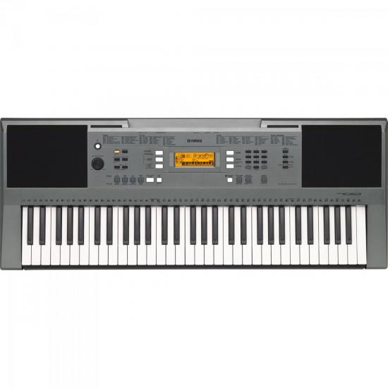 Teclado Arranjador YAMAHA PSR-E353 Cinza por 0,00 à vista no boleto/pix ou parcele em até 1x sem juros. Compre na loja Mundomax!