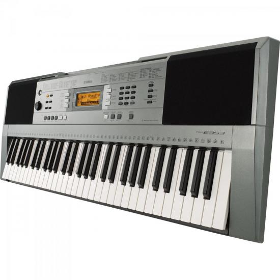 Teclado Arranjador YAMAHA PSR-E353 Cinza - Mundomax