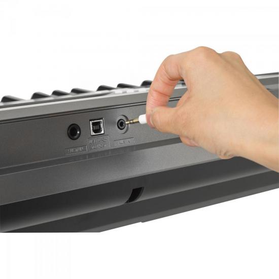 Teclado Arranjador YAMAHA PSR-E353 Cinza por 0,00 à vista no boleto/pix ou parcele em até 1x sem juros. Compre na loja Mundomax!