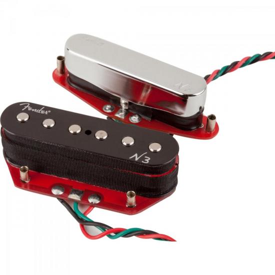 Set de Captadores para Guitarra N3 NOISELESS TELE Preto FENDER por 0,00 à vista no boleto/pix ou parcele em até 1x sem juros. Compre na loja Mundomax!