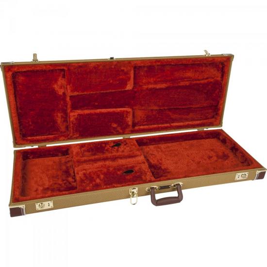 Case Para Guitarra Tele/Stratocaster PRO SERIES Tweed FENDER por 0,00 à vista no boleto/pix ou parcele em até 1x sem juros. Compre na loja Mundomax!