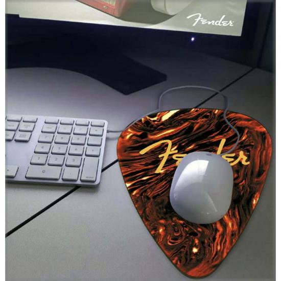 Mouse Pad PALHETA Sunburst FENDER por 0,00 à vista no boleto/pix ou parcele em até 1x sem juros. Compre na loja Mundomax!