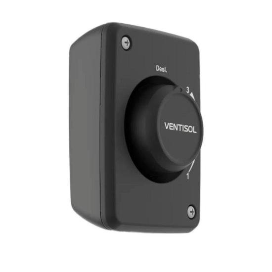 Ventilador de Parede Ventisol Oscilante 50cm Aço Preto Bivolt por 245,00 à vista no boleto/pix ou parcele em até 9x sem juros. Compre na loja Mundomax!