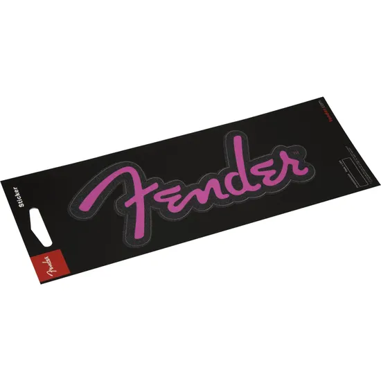 Adesivo Brilhante Logo Rosa FENDER por 0,00 à vista no boleto/pix ou parcele em até 1x sem juros. Compre na loja Mundomax!