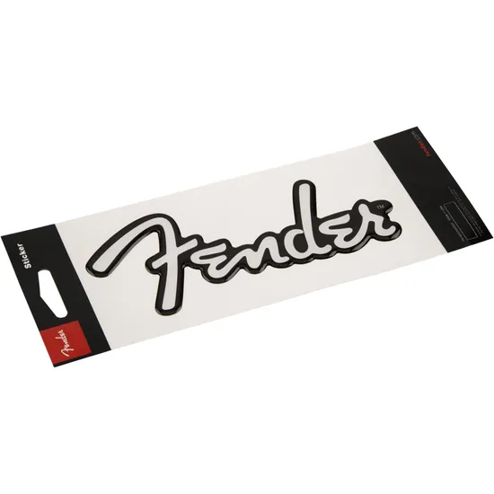 Adesivo Brilhante Logo Branca FENDER por 0,00 à vista no boleto/pix ou parcele em até 1x sem juros. Compre na loja Mundomax!