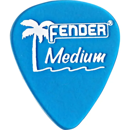 Palheta Fender California Clear Média Azul (58155)