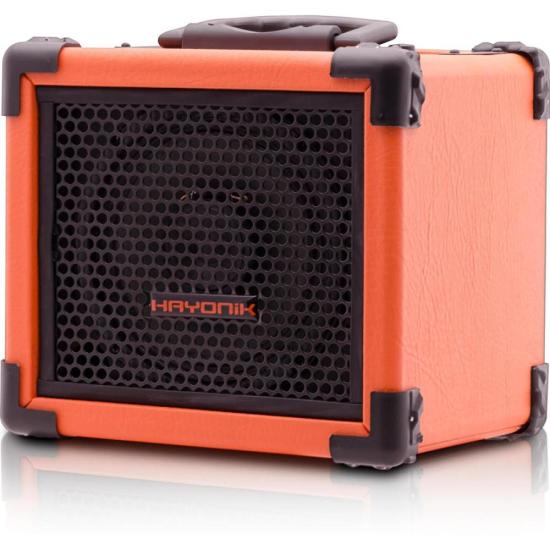 Caixa de Som Multiuso HAYONIK Iron 80 20W Bluetooth Laranja por 578,99 à vista no boleto/pix ou parcele em até 10x sem juros. Compre na loja Mundomax!