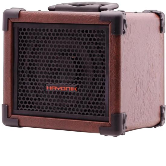 Caixa de Som Multiuso HAYONIK Iron 80 20W Bluetooth Marrom por 589,99 à vista no boleto/pix ou parcele em até 10x sem juros. Compre na loja Mundomax!