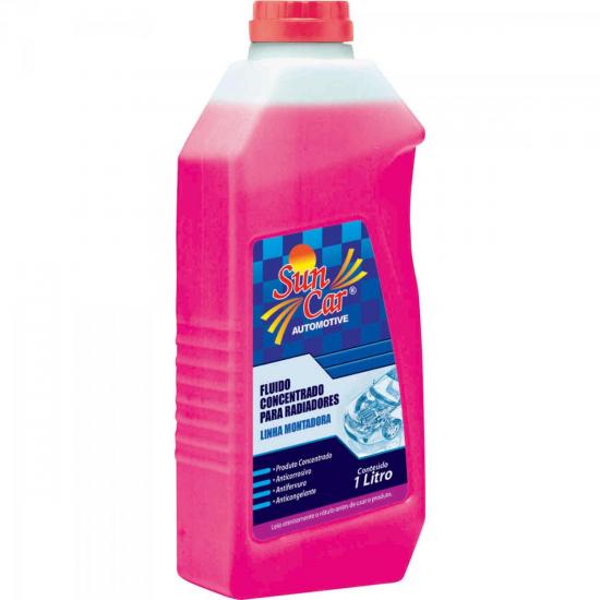 Fluido para Radiador 1 Litro LINHA MONTADORA Rosa SUN CAR por 0,00 à vista no boleto/pix ou parcele em até 1x sem juros. Compre na loja Mundomax!
