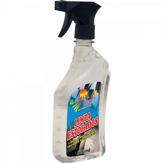 Limpa Estofados 500ml Transparente SUN CAR por 0,00 à vista no boleto/pix ou parcele em até 1x sem juros. Compre na loja Mundomax!