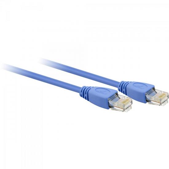 Patch Cord CAT5 1,5m CAT-101 Azul FORTREK por 0,00 à vista no boleto/pix ou parcele em até 1x sem juros. Compre na loja Mundomax!