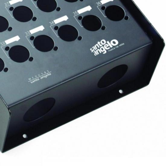 Caixa Medusa 36 Vias e 2 Saídas BSMED36 Preto SANTO ANGELO por 0,00 à vista no boleto/pix ou parcele em até 1x sem juros. Compre na loja Mundomax!