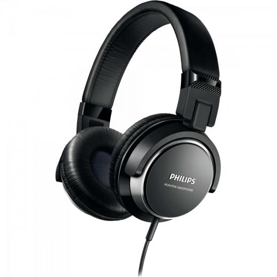 Fone de Ouvido DJ com Graves Nítidos SHL3260BK/00 Preto PHILIPS por 0,00 à vista no boleto/pix ou parcele em até 1x sem juros. Compre na loja Mundomax!