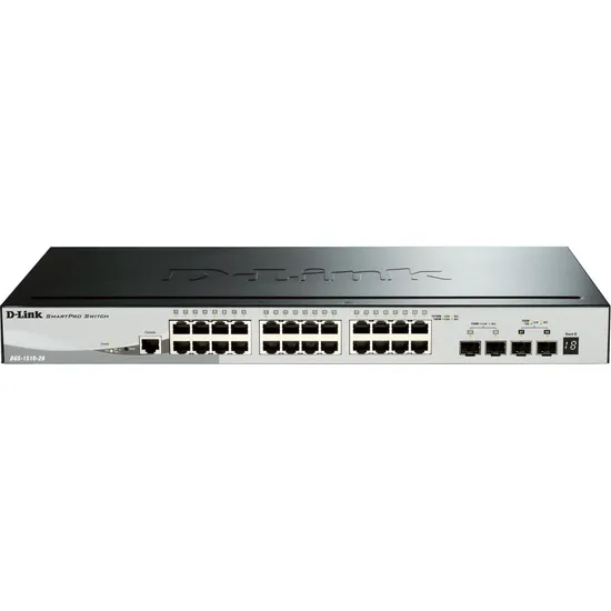 Switch Gigabit 28 Portas 1000Mbps DGS-1510-28 Preto D-LINK (58301)