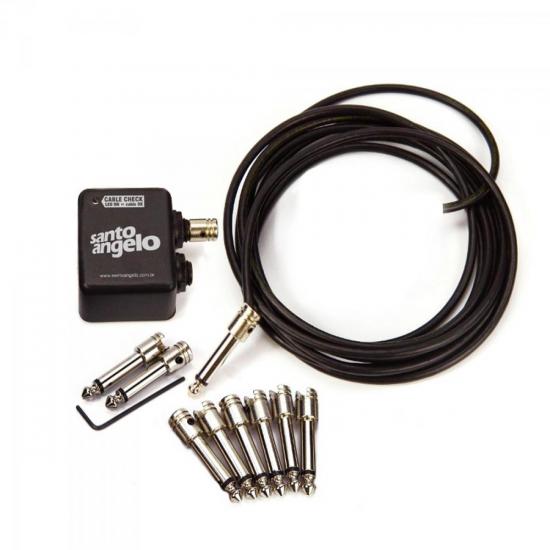 Kit Cabo para Pedal VC. POD. 5 Preto SANTO ANGELO por 0,00 à vista no boleto/pix ou parcele em até 1x sem juros. Compre na loja Mundomax!