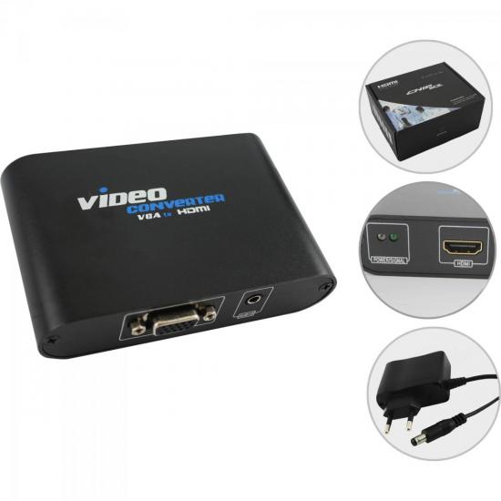 Conversor de Sinal VGA para HDMI PIX por 0,00 à vista no boleto/pix ou parcele em até 1x sem juros. Compre na loja Mundomax!